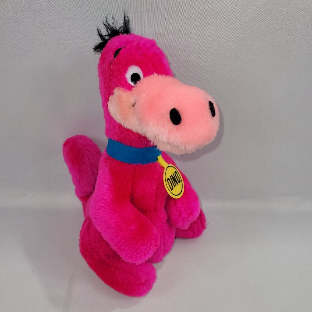 The Flintstones 10" Vintage 1980 Plush Dino Dinosaur by Mighty Star